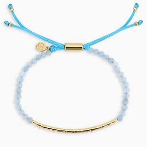 Gorjana Gold and Teal Beaded Bracelet M5